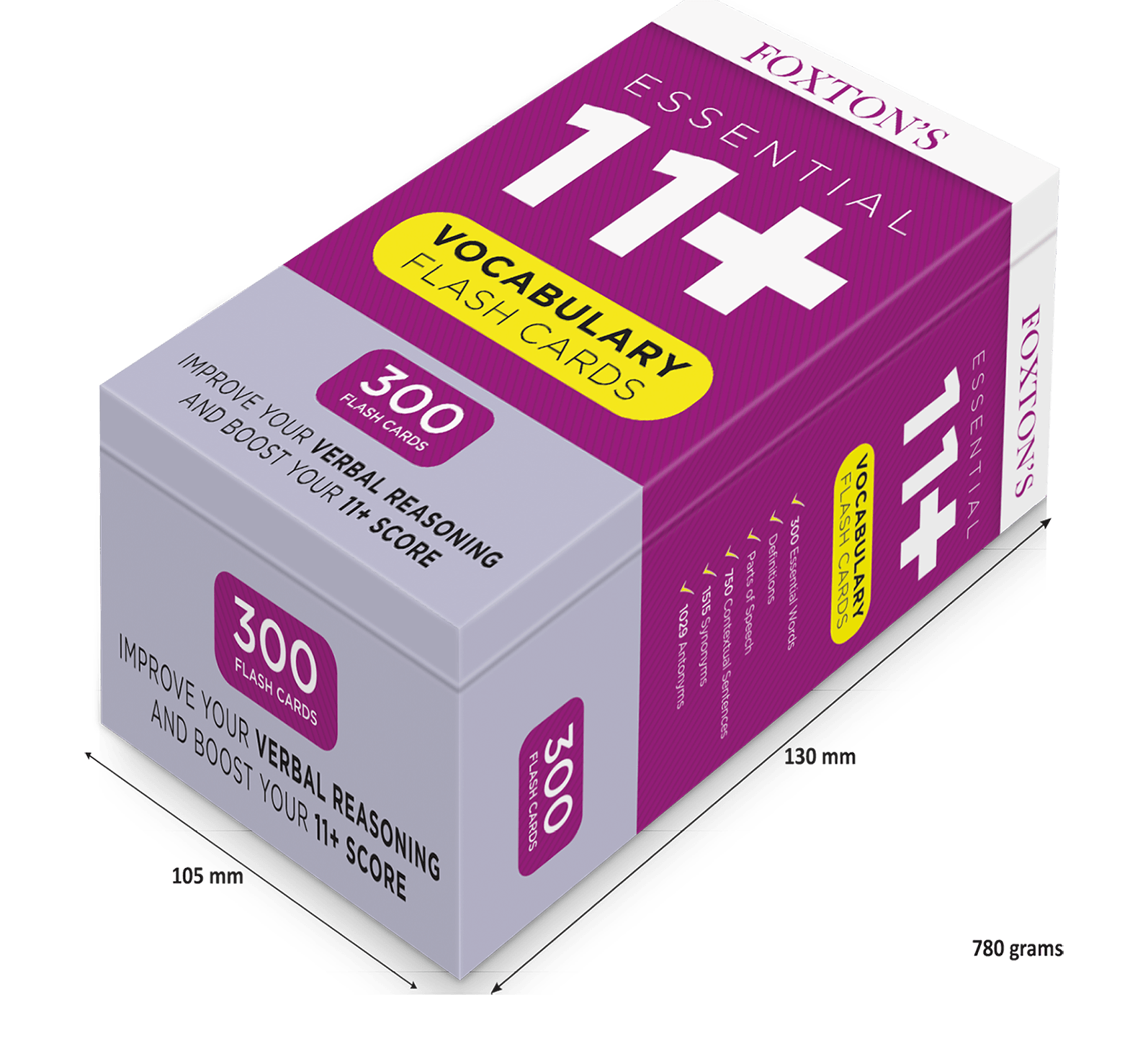 300 Eleven Plus Vocabulary Flash Cards – Foxton Books Ltd