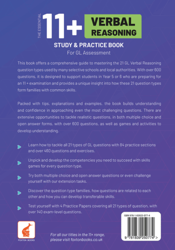 The Essential 11 Plus Verbal Reasoning Study & Practice Book - Image 2