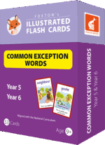 Common Exception Words Flash Cards - Year 5 & Year 6 Words